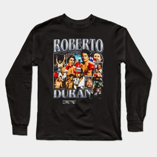 Roberto Duran Vintage Bootleg Long Sleeve T-Shirt